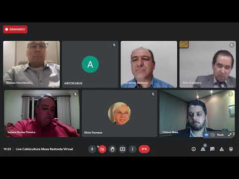 Live Cafeicultura Mesa redonda virtual debatendo o cenário atual e os caminhos para cafeicultura