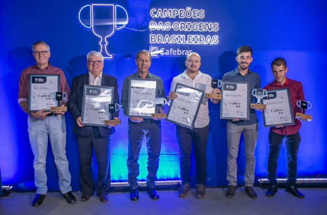 Campeões das Origens Brasileiras 2023: Pieter Johannes (Alta Mogiana); Marcos Hartmann (Chapada de Minas); José Ricardo Carvalho (Cerrado Mineiro); Elias Miguel Krohling, representando por Edevaldo Correia Costalonga (Espírito Santo); Fabiano Diniz (Matas de Minas); Eduardo Daniel da Silva (Sul de Minas).